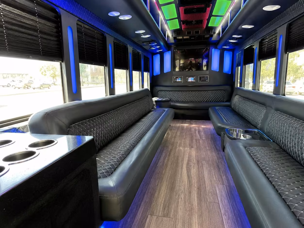 daytona beach party bus interior